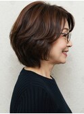 70代にオススメ★ふんわりボブ