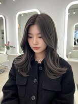 グルグル 本八幡店(GULGUL) 本八幡/ミディアム/顔周り/レイヤーカット/ブリーチなしカラー