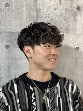 メゾンフォーメン 心斎橋店(Maison for men) シャドーパーマ@midori_maison