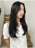 【 YOKE 】ロングレイヤー顔まわりフェイスレイヤー