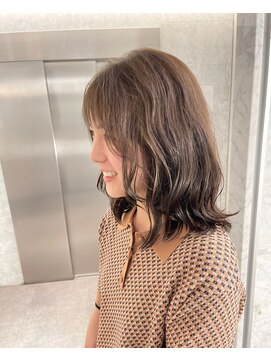 リアン 仙台(LIAN) 顔周りレイヤーデジタルパーマ髪質改善デザイン