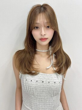 ユーフォリア 新宿通り(Euphoria) ハニーベージュ/レイヤー/ミディアムレイヤー