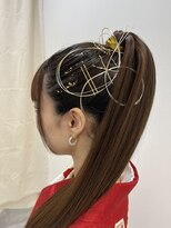 グッディ 倉敷中島店(GOOD-DAY)&nbsp;袴着付けとポニーアレンジ