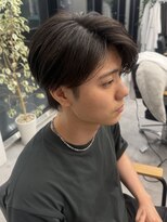 トリッカ シブヤ(TRICCA SHIBUYA)&nbsp;メンズカット ニュアンスパーマ センターパート