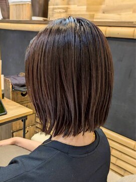 ヘアリゾート粋 リマ 銀座店(lima) ショートボブ/チョコレートブラウン/透明感カラー