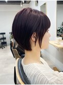 ★暗めカラーデザインカラーグランマッシュショートボブ[船橋]
