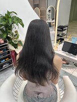 ロンドルピナス 小倉(Lond Lupinus)&nbsp;ミディアムヘア暗めカラー/デザインカラー/フェイスフレーミング