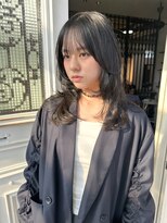 トレンチ(TRENCH)&nbsp;【 TSUJI 】レイヤー グレージュ オリーブ ハッシュカット 前髪