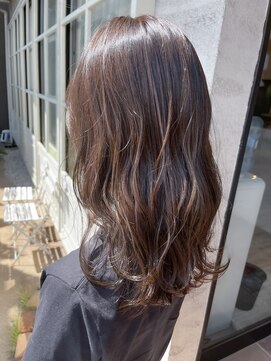 セットアップ 岡山北長瀬店(SET-UP) 透明感カラー オリーブベージュ イルミナカラー