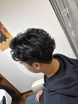 MEN’S HAIR/波巻ツイストスパイラル/フェザーパーマ/船橋