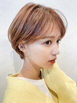 ガーデントウキョウ(GARDEN Tokyo)&nbsp;ショート/ワンカール/丸みショート/ベージュカラー/髪質改善
