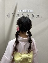バサラ 大阪なんば店(VASARA) 大阪なんば/小紋ヘア/着物ヘア/卒業式ヘア/成人式ヘア