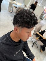 ルポ 京都四条河原町店(repos) アップバング×無造作パーマ