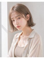 ラベストオイケ(LOVEST OIKE) 透け感ベージュボブ