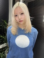 エイチ(H) ブロンド/外国人風カラー/ダブルカラー/抜きっぱなしカラー/艶髪