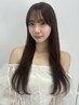 髪質改善プレミアムストレート＋カット＋カラー￥25300【2回目まで利用可】