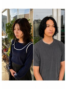 フー バイ セリナ(Fuu.by serina)の写真/女性、男性共にデザインパーマを得意としています！
