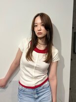 エディット トウキョウ(e.dit tokyo)&nbsp;韓国レイヤー/顔まわりレイヤー/透明感ベージュ/レイヤーカット