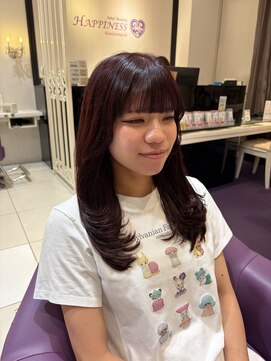 ハピネス 河原町店(Happiness) 四条河原町　ワンカラー　髪質改善  亀田乃愛
