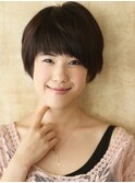 ★シンプルショートマッシュ！！アシメバング★【大島】