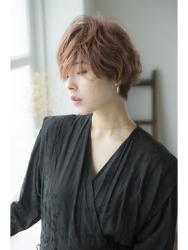 ミエル ヘア 新宿(miel hair) 【miel hair新宿】イルミナカラーショートボブ