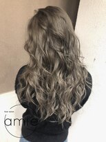 アミ 橋本(amie)&nbsp;アッシュブラウンネオウルフ毛先パーマ[橋本,橋本南口,橋本駅]