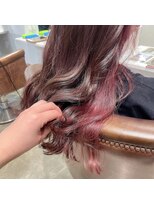 テクライズ 豊橋店(TECHRISE)&nbsp;☆ピンク好きのインナーカラー、ピンクブラウン☆10代20代30代