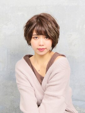 ラグズ 茅ヶ崎(LAGUZ) ブランジュ×ショートボブ