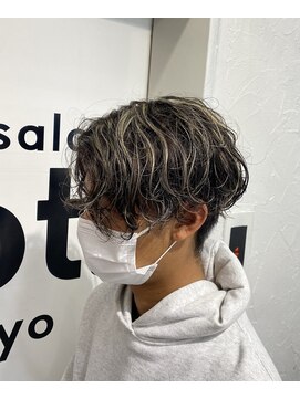 メンズ サロン ドット トウキョウ 町田店(men's salon dot. tokyo) 【橋本滉太】ハイライト×スパイラル