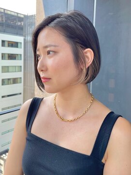 マックス フォー ヘアー(MAX FOR HAIR) 【デザインカラー】綺麗なボブ×イヤリングカラー◎