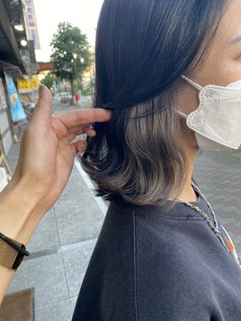 ミニム ヘアー(minim hair) 【minim×日比】イヤリングカラー グレーシルバー