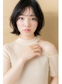 シースルーバング黒髪外ハネボブウルフ312Z戸頭20代30代40代