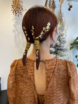 マァロ(malo.) 金箔タイトアレンジ