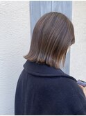 扱いやすい切りっぱなしボブ 担当近森