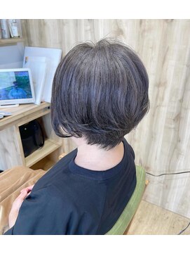 カミケンネクスト(kamiken.next) 上品ショートナチュラル白髪ぼかしカラー【カミケンネクスト】