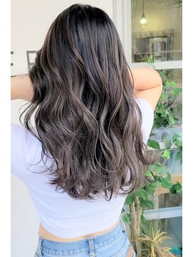 ヘアーズベリー くずは店(hairs BERRY) BERRY/インナーグレージュ/美髪/アッシュブラック/前髪