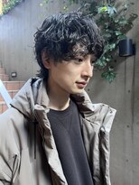 ジェノ(JENO by apish)&nbsp;メンズパーマ/波巻き/ハイライト/マッシュパーマ/ウルフ