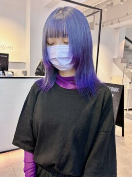 ゼスト パーク(ZEST PARK) レイヤー 前髪  ハイトーン ブリーチ 裾カラー 吉祥寺 《宮坂》