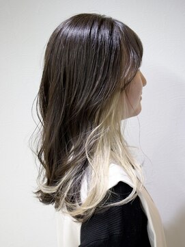 シティ(city) イヤリングカラー_ホワイトベージュ_インナーカラー