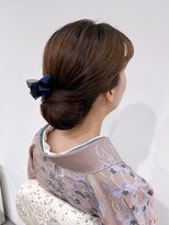 ジラ ヘアアンドメイク(girra HAIR&MAKE) 訪問着着付けヘアセット