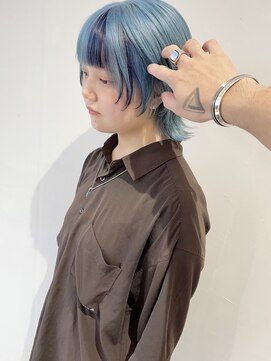 イル(ill) ブルー 水色 ペールカラー ハイトーン ブリーチ