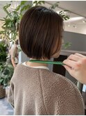 丸みショート/髪質改善トリートメントストレート