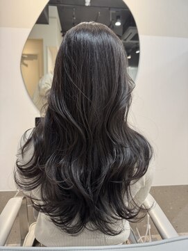 カラ フクオカ(Cara FUKUOKA) 【ヘーゼルグレージュ&レイヤーカット】《福岡透明感カラー》