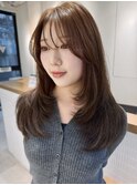 海外ガール風ザクザクレイヤー