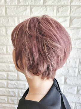 松本平太郎美容室 国立店 グラデーションショート×イノアカラー×ハイライト