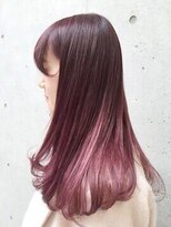 トゥルース 南千住店(Hair&Make TRUTH) インナーカラーベリーピンク