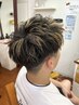 【メンズ】【メッシュキャップ】メンズカット×メッシュカラー