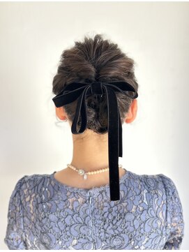 ヘアメイクレコリア(Hair Make RECOLIA) 京都/東野/山科　シンプルシニヨン