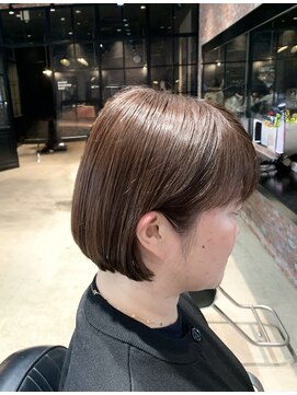 オーガニック アトリエ 大宮(organic+atelier) 20代30代ミニボブココアブラウン小顔美肌ストレート丸み