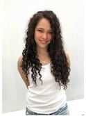 外国人風スパイラルパーマ